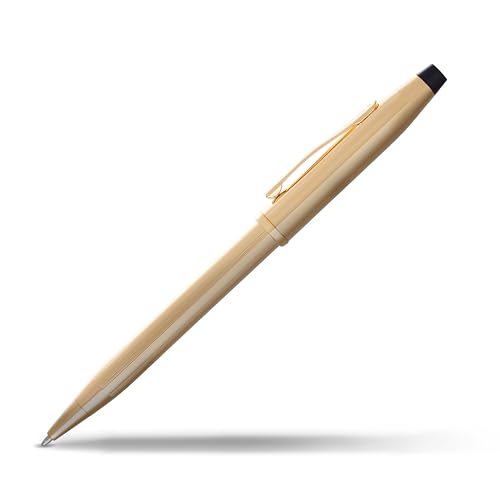 Cross Century II 23KT Gold Ballpoint Pen - Professional Pen for Everyday Use - Smooth Writing - Comfortable Grip - Black Ink - Durable Construction - Includes Gift Box