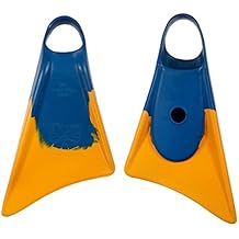 Churchill Makapuu Swimfins (Blue/Yellow, Medium Large)
