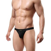 MuscleMate Men's Jockstrap Thong G-String Underwear, Jockstrap Thong Underwear for Men, Stretch Fit and All-day Comfort.