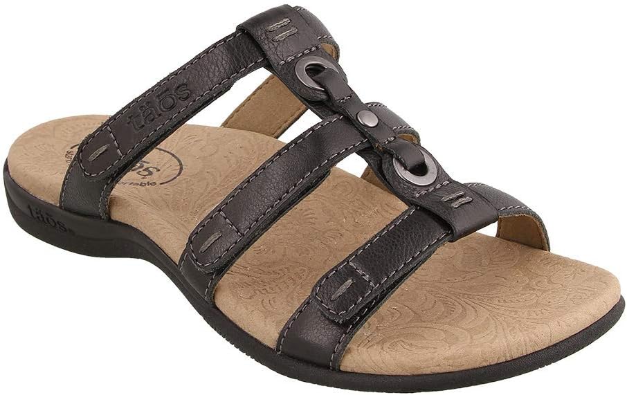 New Taos Women's Nifty Slide Sandal Black 6
