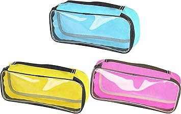 Travel Bag for Lifevac Home Kit Travel Kit First Aid Kit Accessory Pouches - Zippered Bag/Transparent Window - Set of 3